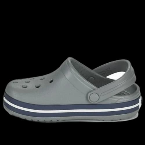 (GS) Crocs Crocband Clogs 'Grey Blue'