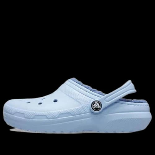 (TD) Crocs Classic Lined Clogs 'Sky Blue'