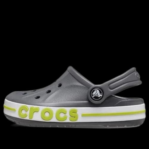(GS) Crocs Bayaband Clog 'Grey Lime Punch'