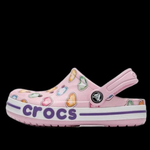 (PS) Crocs Classic Clog Multi-Color Pattern Shoe Pink