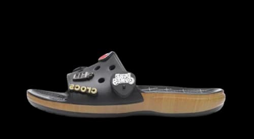 Crocs Classic Bootlegger Slide Luke Combs Black