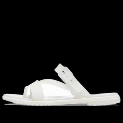 Crocs Tulum Slides 'Translucent White' (Women's)