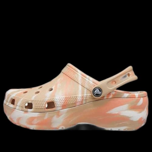 Crocs Classic Platformmarbled Clog (Women's)