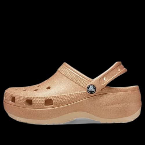 Crocs Classic Glitter Clogs 'Orange' (Women's)