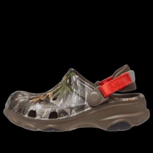(GS) Crocs Realtree Edge All-Terrain Clogs 'Brown Red'