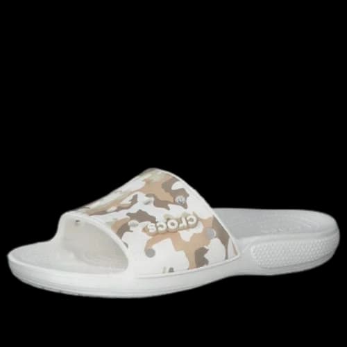 Crocs Classic Shoe White Camouflage Unisex