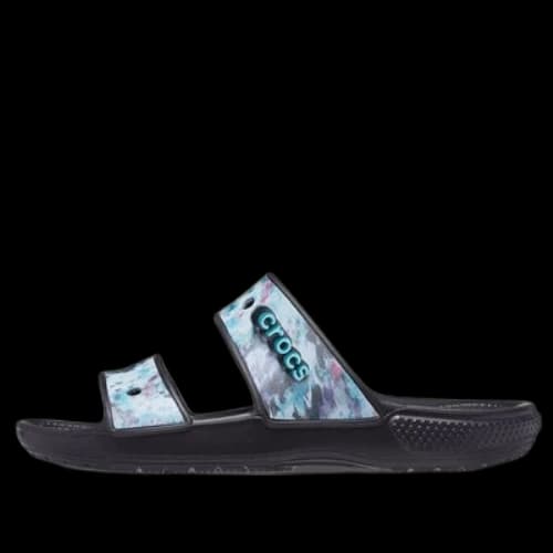 Crocs Classic Casual Unisex Blue Black Slippers