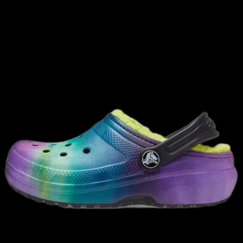(GS) Crocs Classic Lined Out of the World Clogs 'Multi-Color'