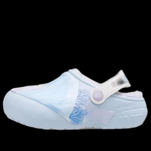 (GS) Crocs Fun Lab Lined Disney Frozen II Clogs 'Sky Blue'