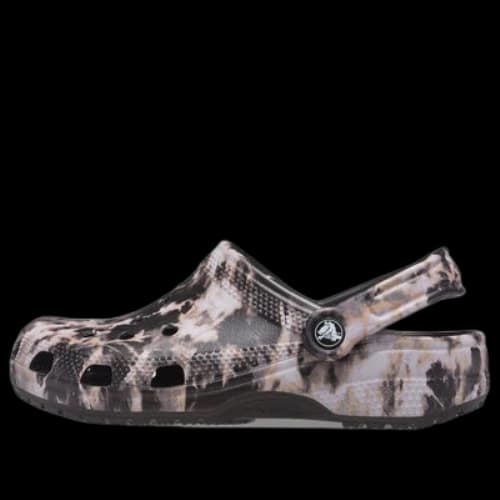 Crocs Classic Bleach Dye Clogs 'Black White'