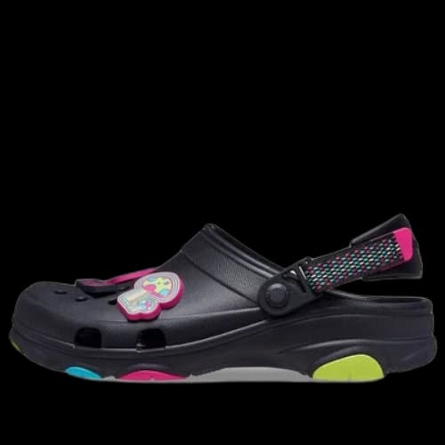 Crocs Classic All-Terrain Clog Minimalistic Casual Unisex Black Sandals