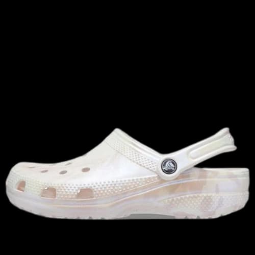 Crocs Classic Marble Clogs 'White Pink'