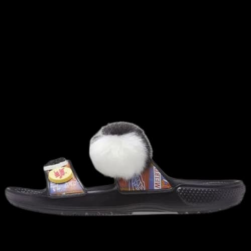 Crocs Classic Soft Sole Cozy Flat Heel Sports Slippers Unisex Black