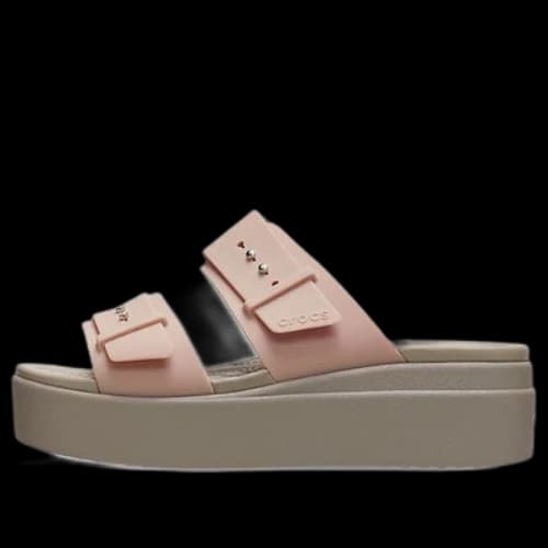 Crocs Pale Blush Brooklyn Sandal 'Brown Beige' (Women's)