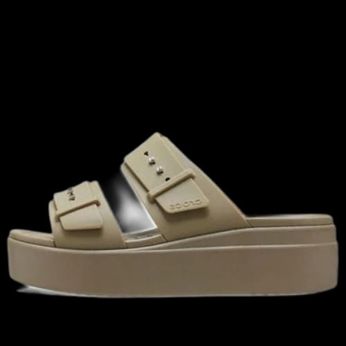 Crocs Brooklyn Low Sandals 'Khaki' (Women's)