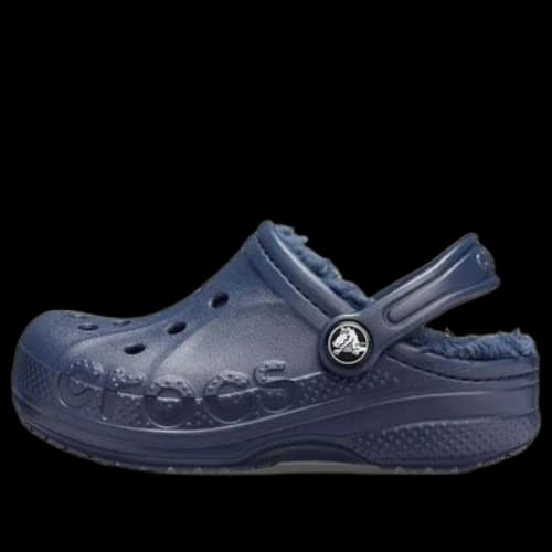 (PS) Crocs Classic Baya Lined Clog 'Navy'