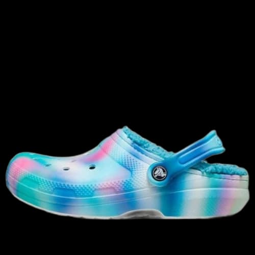 Crocs Classic Lined Solarized Clogs 'White Blue Aqua'