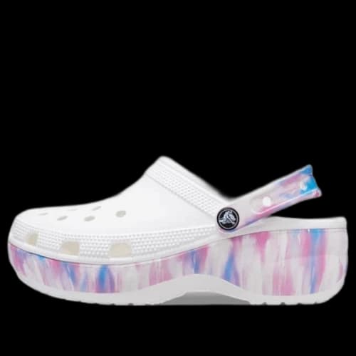 Crocs Classic Platform Dream Clog 'White Purple' (Women's)