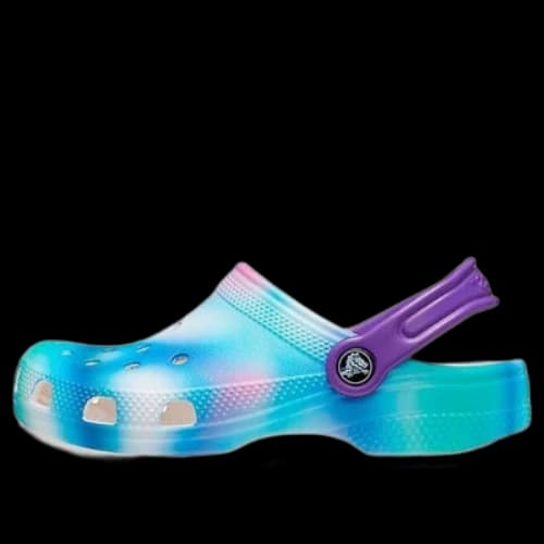 (GS) Crocs Classic Solarized Clogs 'Blue Green Purple'