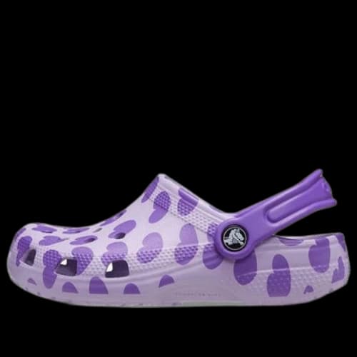 (GS) Crocs Classic Easy Icon Clogs 'Purple'