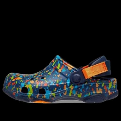 (GS) Crocs Classic All Terrain Terrazzo Clogs 'Blue Orange Multi'