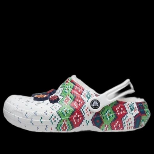 Crocs Classic Wear-Resistant Cozy Sports Unisex White Sandals