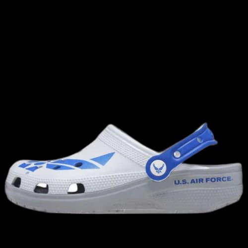 Crocs Classic US Air Force Clogs 'White Blue Grey'