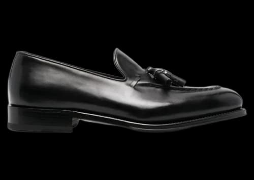 Ferragamo Tassel Slip-On Black