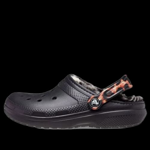 Crocs Classic Lined Animal Remix Clog 'Black & Multi'