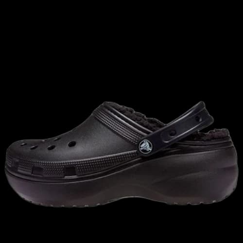 Crocs Classic Platform Lined Clog 'Black' (Women's)