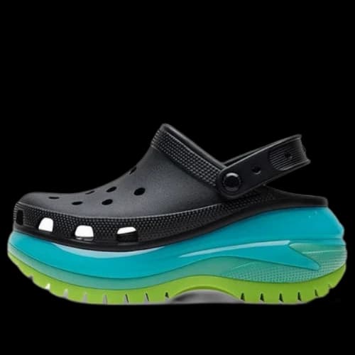 Crocs Mega Crush Clogs 'Black Multi'