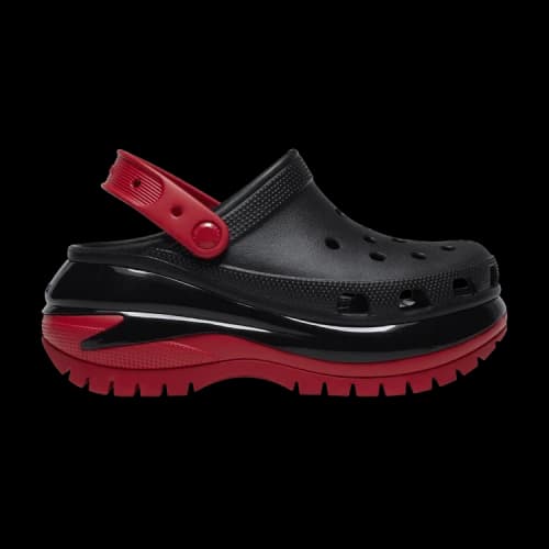 Crocs Mega Crush Clog 'Black Varsity Red'