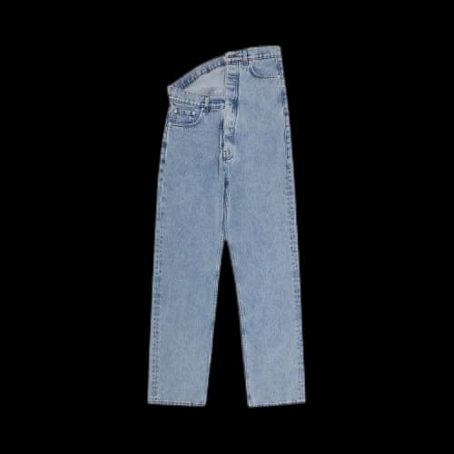 Y/Project Evergreen Asymmetric Waist Jeans 'Blue'