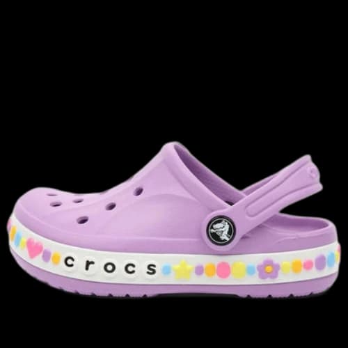 (GS) Crocs Bayaband Charm Band Clogs 'Orchid'