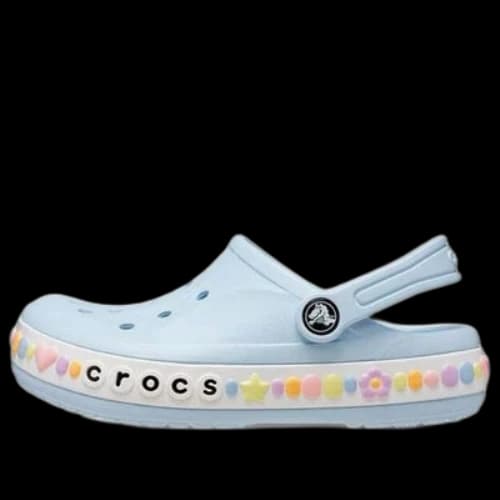 (GS) Crocs Bayaband Charm Band Clogs 'Mineral Blue'