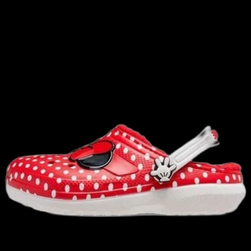 (GS) Crocs x Disney Minnie Mouse Classic Clogs 'Red White Black'