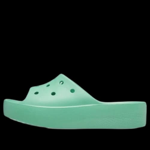 Crocs Classic Platform Sandals 'Green' (Women's)