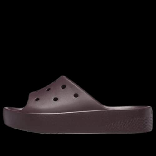 Crocs Classic Platform Slides 'Dark Cherry' (Women's)