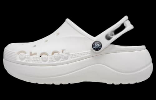 Crocs Classic Baya Platform Slide 'White' (Women's)