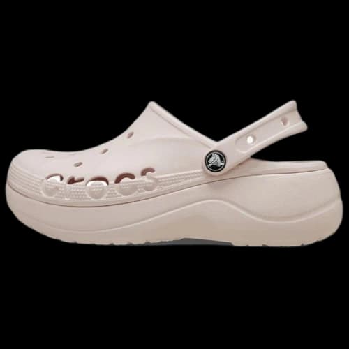 Crocs Baya Platform Clog Albedo Clouds EVA Clogs Women's Nude Pink