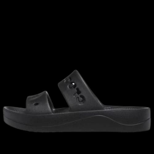 Crocs Baya Platform Sandals 'Black'