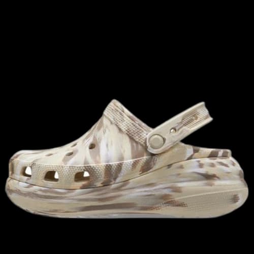 Crocs Classic Crush Marbled Clog 'Bone Multi'
