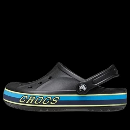 (GS) Crocs Bayaband Sport Band Clogs 'Black Blue'