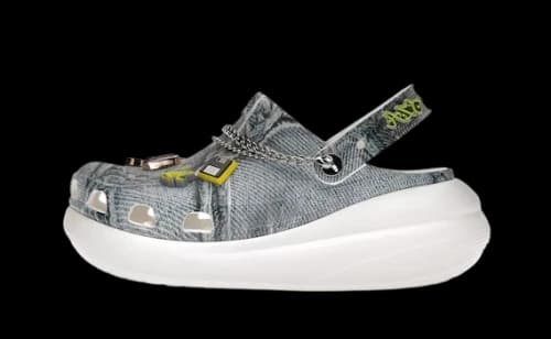 Crocs Mega Crush Clog SZA Denim