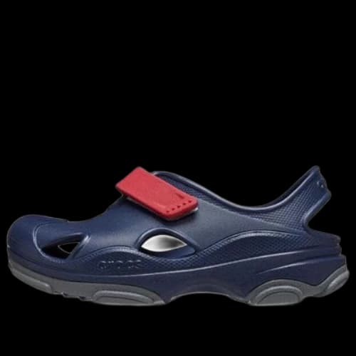 (TD) Crocs All Terrain Fisherman Clogs 'Navy Red'