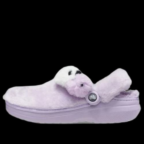 Crocs Classic Fur Sure Singles Day Clog Sandal 'Lila' (Women's)