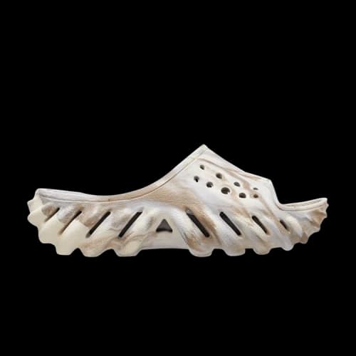 Crocs Echo Marbled Slide Kids 'Bone'