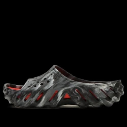 Crocs Marbled Echo Slide 'Black'