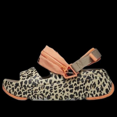 Crocs Hiker Xscape Animal Sandals 'Khaki Leopard' (Women's)