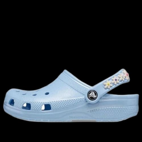 (GS) Crocs Classic Daisy Chain Clogs 'Blue'